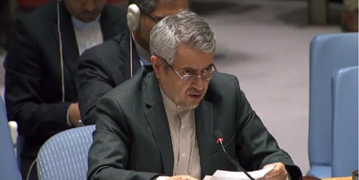 سفیر و نماینده دائم ایران در سازمان ملل خواستار مقابله جامعه بین المللی با سیاست‌های یکجانبه و متکبرانه آمریکا شد.