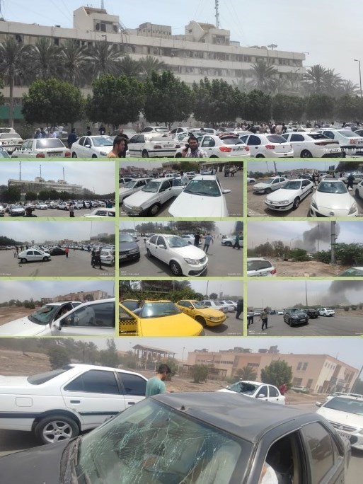 اولین تصاویر از انفجار شدید در گمرک شهید رجایی