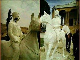 دستگیری عاملان تخریب مجسمه سردار اسعد بختیاری