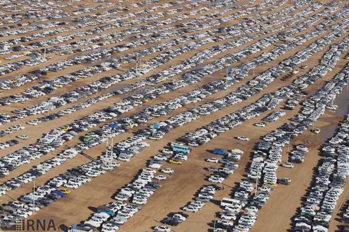 ۷۰ درصد ظرفیت پارکینگ مرز مهران پُر شد/خسروی و تمرچین گذرگاه‌های پیشنهادی پلیس راهور