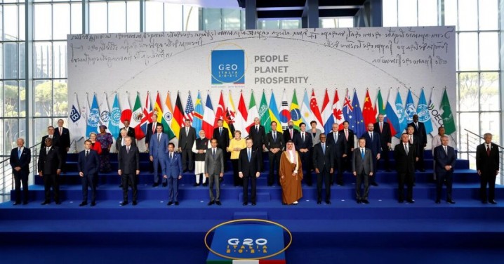 آغاز نشست گروه۲۰؛  بایدن در حاشیه
