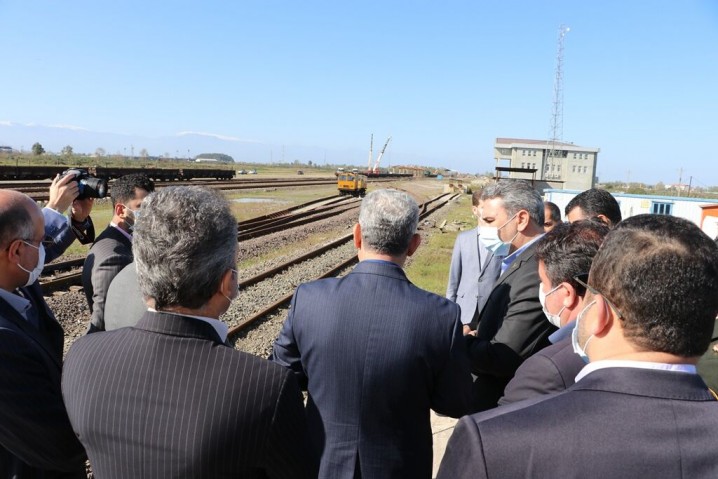 حرکت راه آهن رشت-کاسپین با اعتبارات سفر رییس جمهور