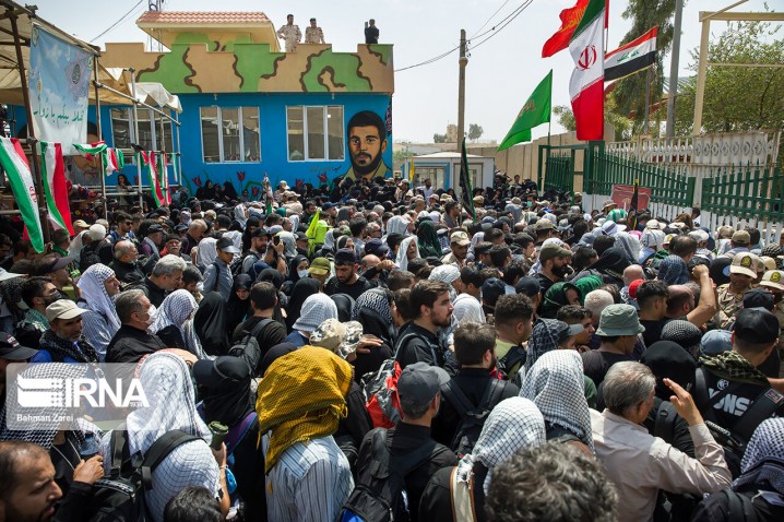 قصرشیرین تمام قد در خدمت زائران اربعین حسینی (ع)