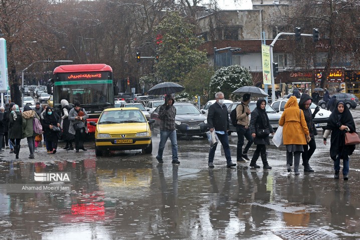 فعالیت سامانه بارشی در شمال‌ غرب کشور و استان‌های ساحلی دریای خزر