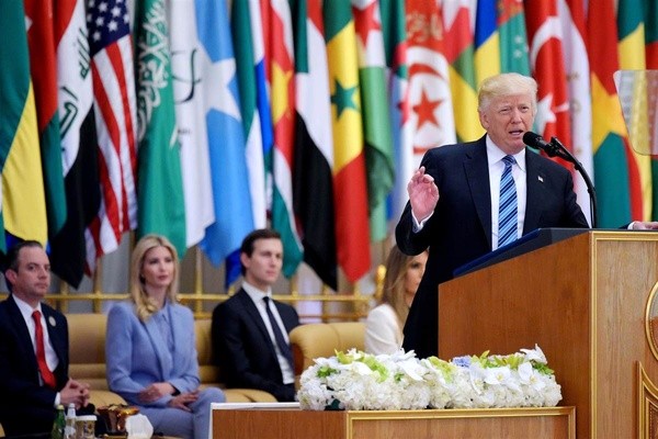 سخنان گستاخانه ترامپ در ریاض