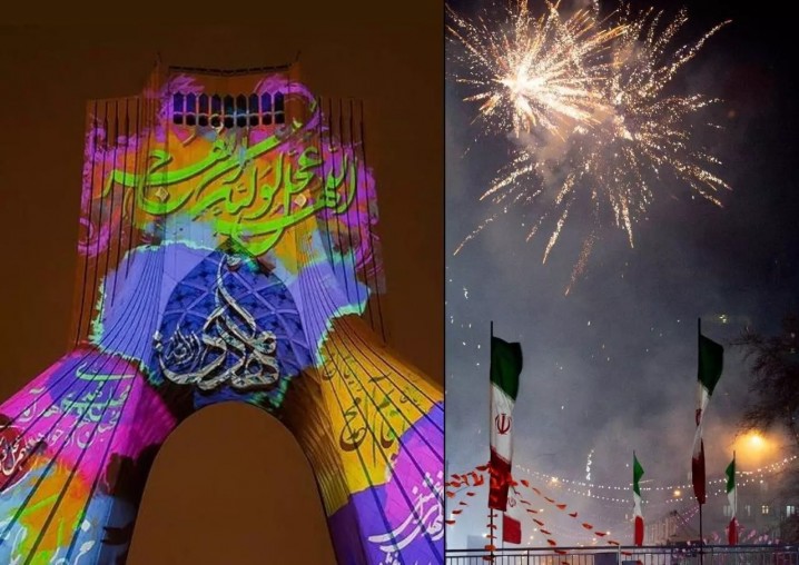 اجرای نورپردازی سه بُعدی و نورافشانی نیمه شعبان در پایتخت