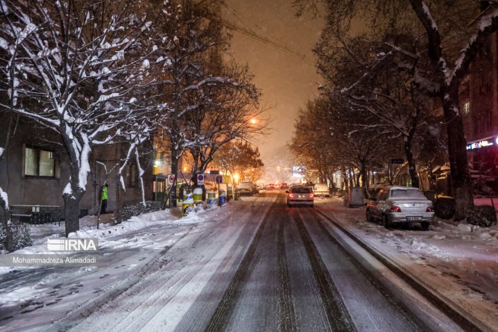بارش برف و باران در بیشتر مناطق کشور طی امروز/ هشدار کولاک برف در ۲۳ استان