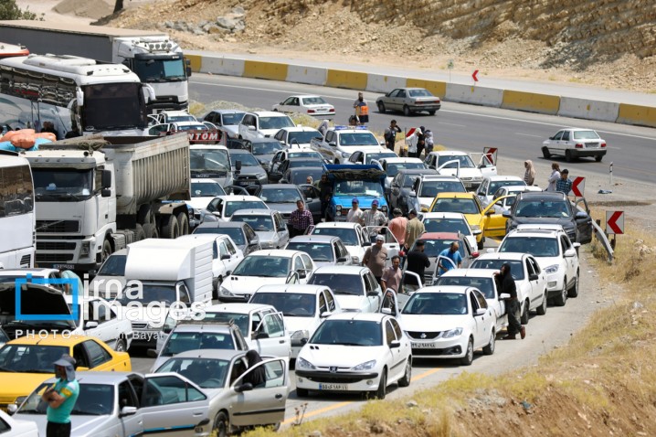 ترافیک سنگین در محورهای شمالی کشور