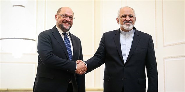 دیدار ظریف با رییس پارلمان اروپا