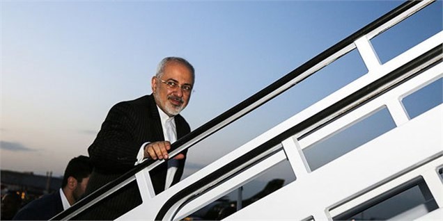 سفر ظریف به فرانسه