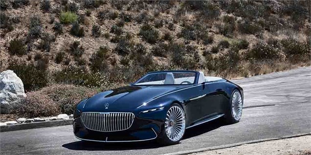 نمایش لوکس‌ترین خودروی بدون سقف جهان/ مرسدس می‌باخ ویژن ۶ آمد