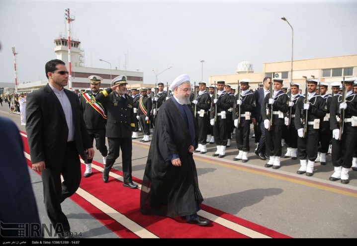 رییس جمهوری وارد بندرعباس شد