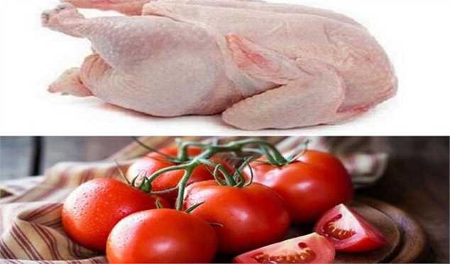 دلیل گرانی گوشت مرغ و گوجه فرنگی چیست؟