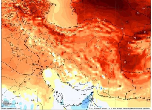 رکورد گرما در ۳ استان شکسته شد؛ پیش‌بینی زمستان گرم‌تر از حدنرمال