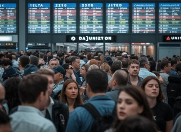 لغو و تاخیر ۵ هزار پرواز و سرگردانی هزاران مسافر در فرودگاه‌های آمریکا