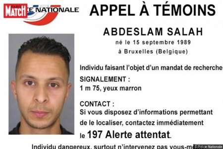 گمانه زنی ها از فرار مظنون اصلی حملات پاریس به سوریه حکایت دارد