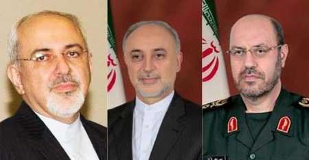 اعطای نشان های ملی درجه یک به ظریف، صالحی و دهقان