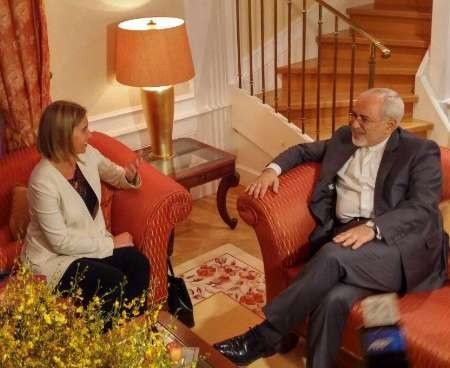 رایزنی ظریف و موگرینی در حاشیه نشست وین