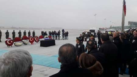 جنازه سفیر روسیه در آنکارا به کشورش بدرقه شد