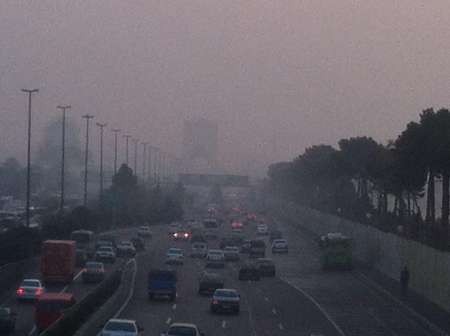 هوای تهران در وضعیت قرمز