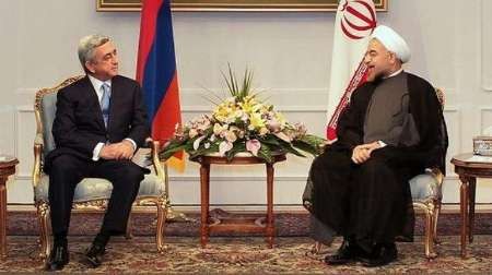 گزارش مذاکرات روحانی و سرکیسیان به نشست سران اتحادیه اوراسیا ارائه شد