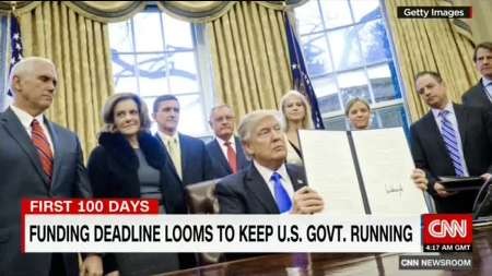 سی ان ان: دولت آمریکا به سمت تعطیلی می رود