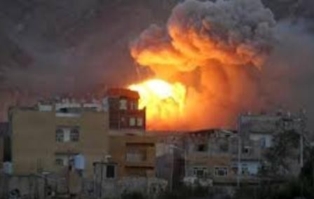 جنگنده بمب افکن های عربستان بیش از 10بار استان حجه یمن را بمباران کردند