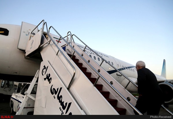 ظریف تهران را به مقصد اتریش ترک کرد