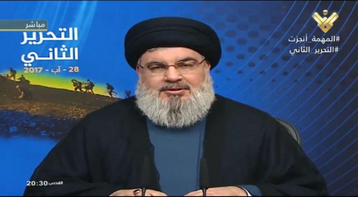 نصرالله: داعش تسلیم شد و زیر بار شروط ما رفت/باید امروز را روز «آزادسازی دوم لبنان» خواند