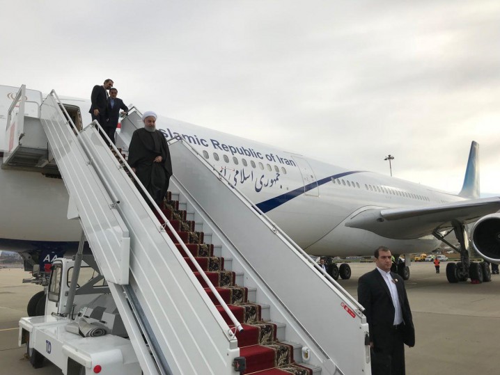 روحانی وارد سوچی شد/ نشست سران ایران، روسیه و ترکیه با محور سوریه