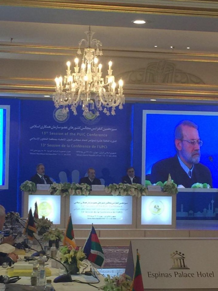 لاریجانی: پیوندهای دنیای اسلام نسبت به گذشته عمیق تر شده است/مبارزه با تروریسم باید سرلوحه اقدامات کشورهای مسلمان باشد