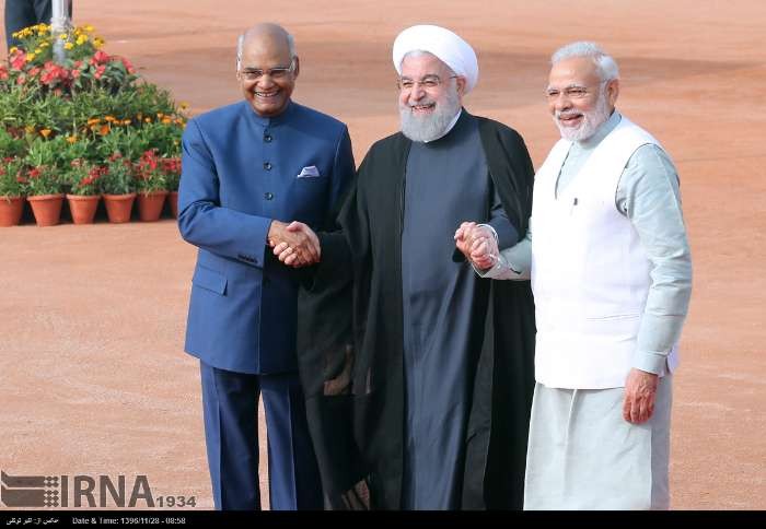 دیدار رئیس جمهوری اسلامی ایران و نخست وزیر هند