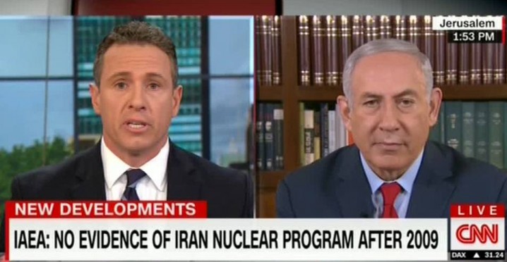 سی ان ان، نتانیاهو را برای داشتن سلاح هسته ای به چالش کشید