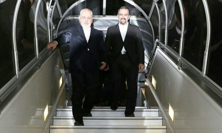 ظریف وارد مسکو شد