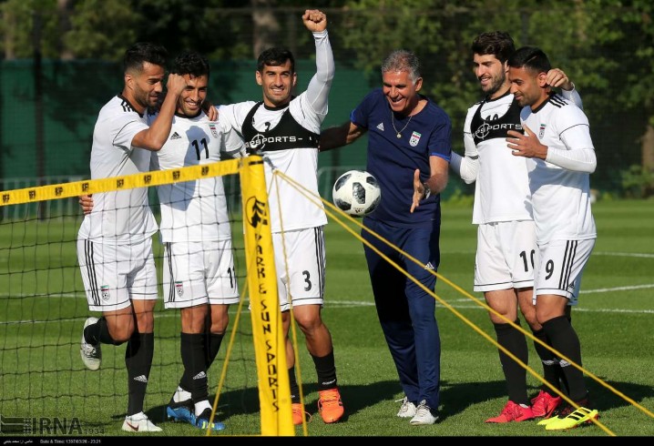 ملی پوشان با روحیه بالا تمرین کردند