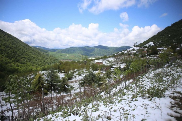 بخشی از ایران در اردیبهشت زیر صفر رفت