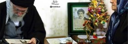 حضور امام خامنه‌ای در منزل خانواده شهدای مسیحی