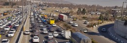 ترافیک سنگین در آزاد راه قزوین- کرج/ محور چالوس مسدود است