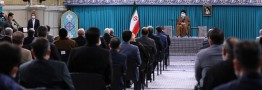 دیدار جمعی از مداحان اهل بیت(ع) با رهبر انقلاب اسلامی