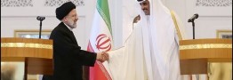 توئیت امیر قطر پس از دیدار با آیت الله رئیسی
