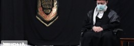 مراسم عزاداری شام غریبان حسینی با حضور رهبر معظم انقلاب اسلامی برگزار شد