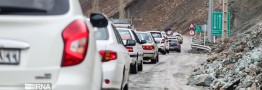ترافیک سنگین و نیمه سنگین در محورهای چالوس و هراز