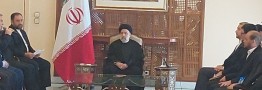 دیدار آیت الله رئیسی با جمعی از  فرماندهان مقاومت فلسطین در سوریه