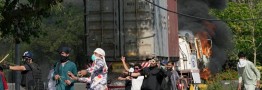 هواداران عمران&zwnj;خان به اقامتگاه نخست&zwnj;وزیر پاکستان حمله کردند