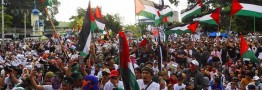 هزاران حامی فلسطین در جنوب فیلیپین راهپیمایی کردند