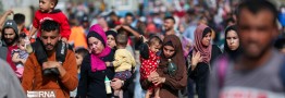 اوچا: ۱۹۰ هزار فلسطینی از خان&zwnj;یونس و دیرالبلح در یک هفته آواره شدند