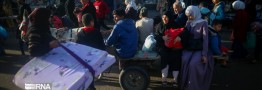آنروا : ۳۰۰ هزار فلسطینی از رفح آواره شدند/شهادت دو پزشک در نوار غزه