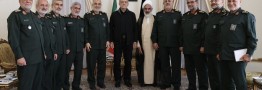 فرماندهان سپاه با رئیس&zwnj;جمهور منتخب دیدار کردند