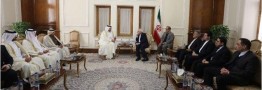 دیدار وزیر اقتصاد قطر با ظریف