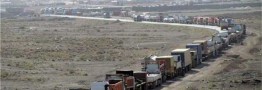 ترافیک سنگین صادرات پشت مرزهای سیستان و بلوچستان
